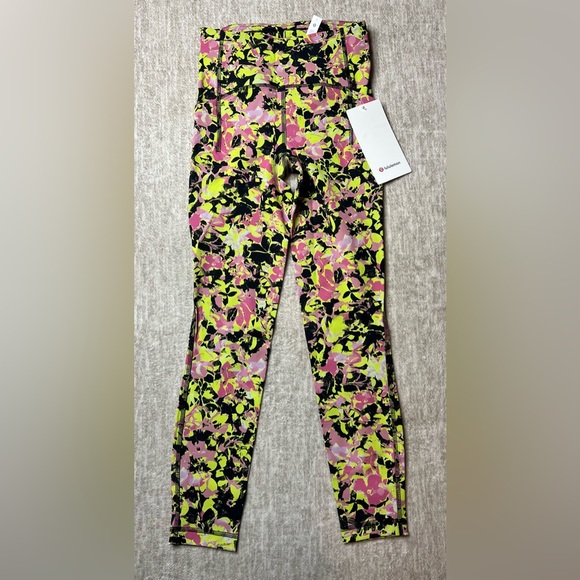 NWT Lululemon Women’s Swift Speed HR Tight 25” Sz 2 Inflect Floral Leggings IFFY - Picture 2 of 7